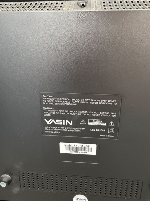 Телевизор на запчасти / треснул экран