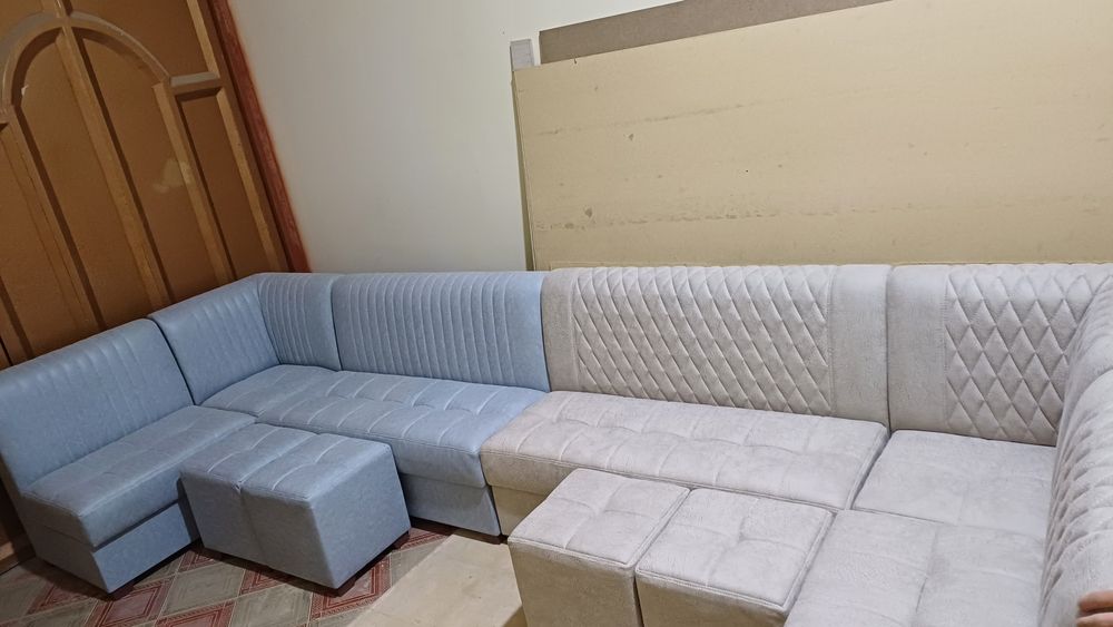 Ошхона мебеллари кухонный уголок 200см ×150см+2та пуфик