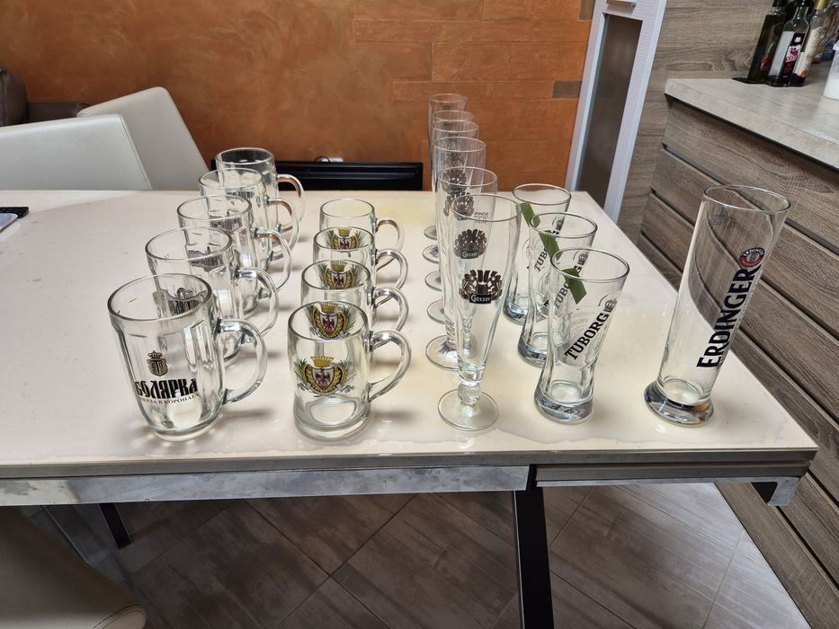 Нови халби  и чаши за бира