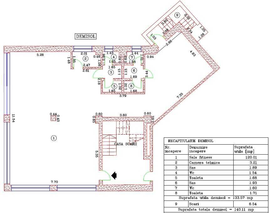 spatiu comercial Pipera 133 mp