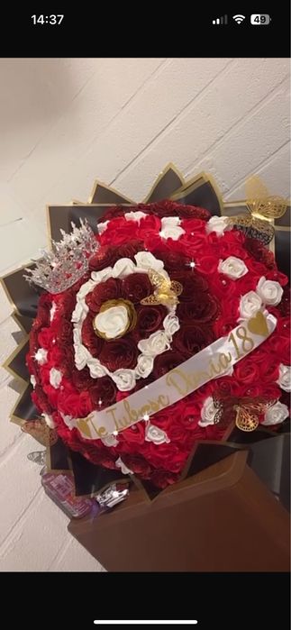 Buchet flori din sapun