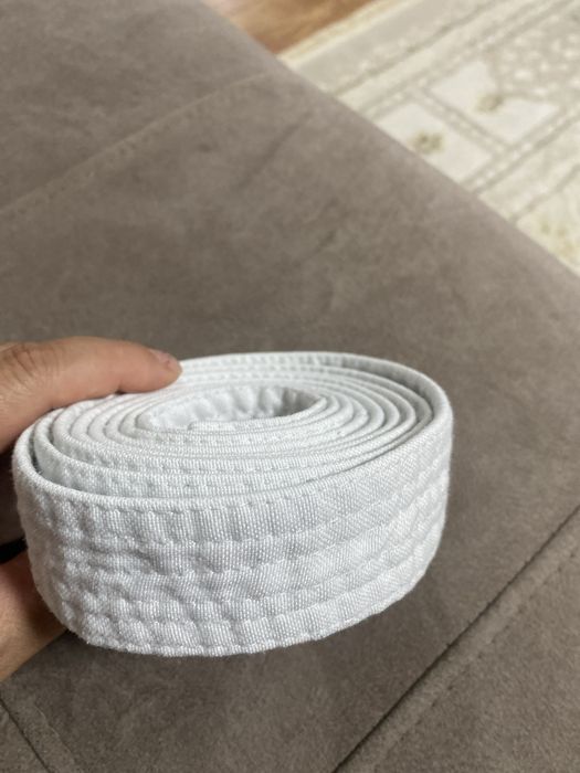 Пояс белый  215см