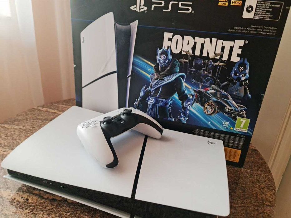 PlayStation 5 Slim Digital Edition Pachet Fortnite Ca nou, cu garanție