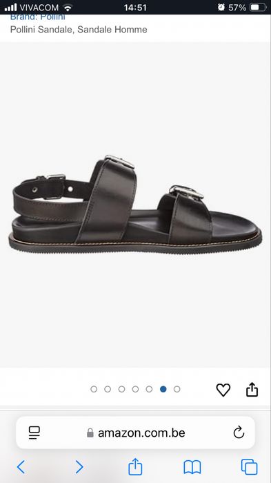 Pollini Оригинални мъжки сандали