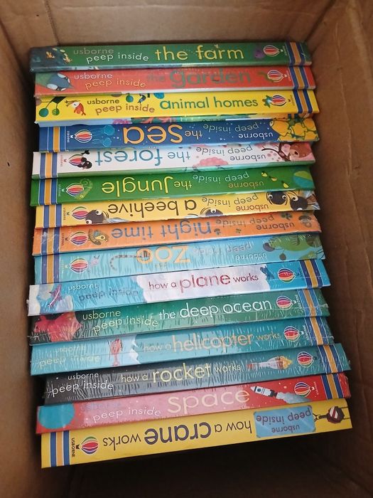 Inglizcha kitoblar, english peep inside books for kids