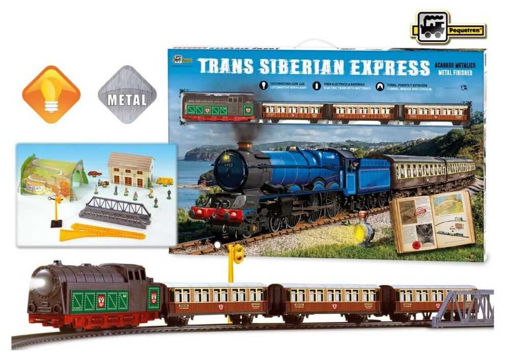 TRenulet cu baterii Pequetren Transsiberian
