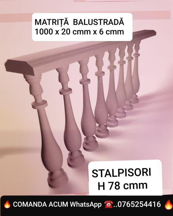 MATRITE STALPISORI balustri terasa forme pavele constructi  cadouri se