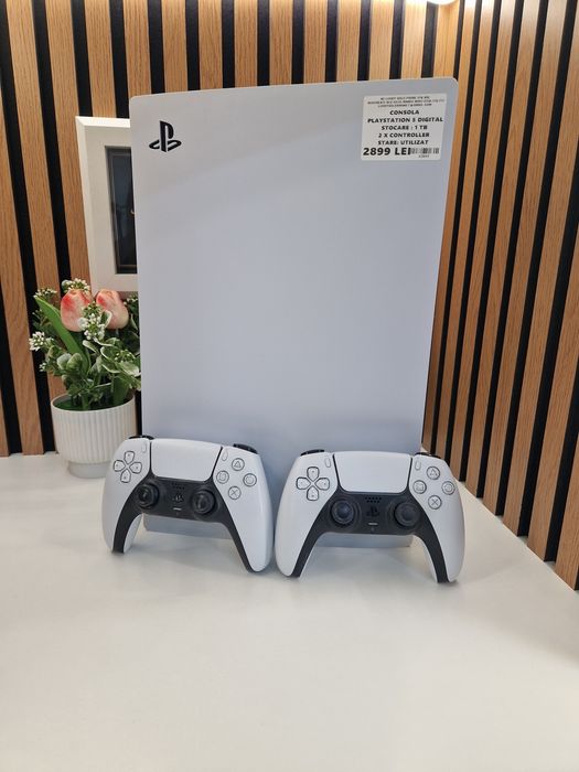 PlayStation 5 Digital 1TB 2 x controller Garanție!#63049