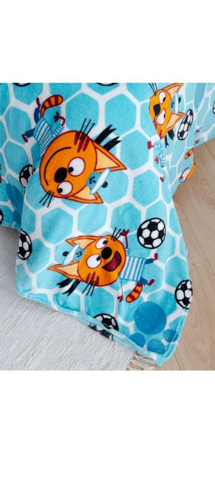 Детский плед "Три кота"