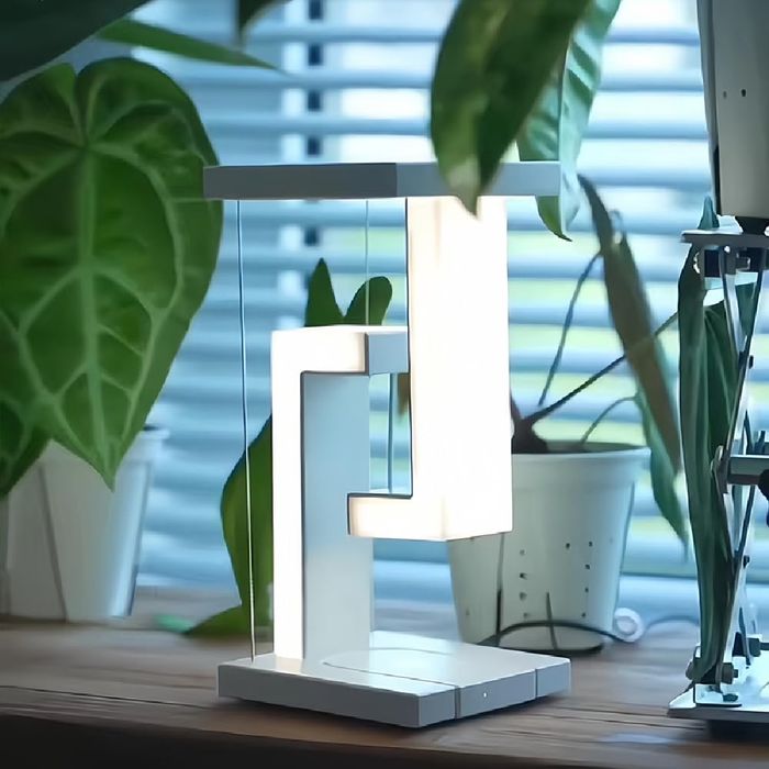 Настолна Левитираща LED лампа/безжично зареждане/Димируема/сензорна