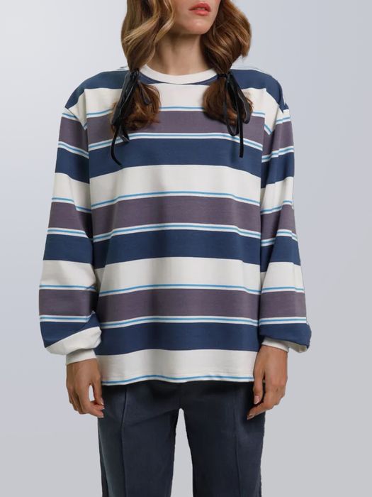 лонгслив в полоску, unisex