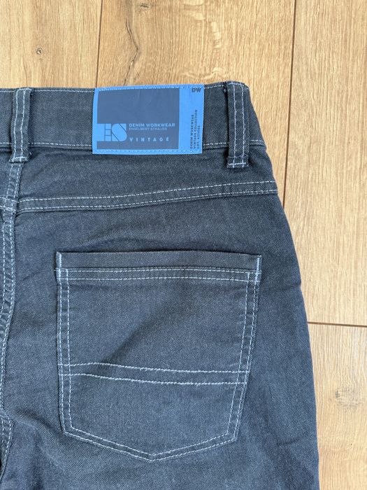 Engelbert Strauss 46 S barbati pantaloni scurti Denim Workwear Nou