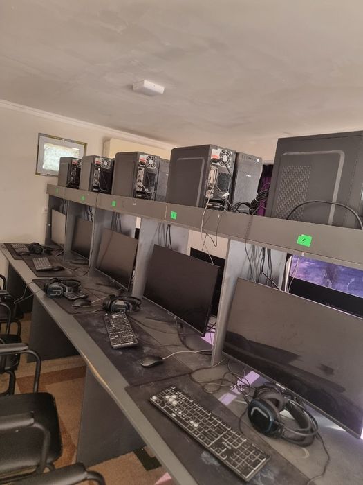 Game club uchun tayyor kompyuterlar bor 10 dona