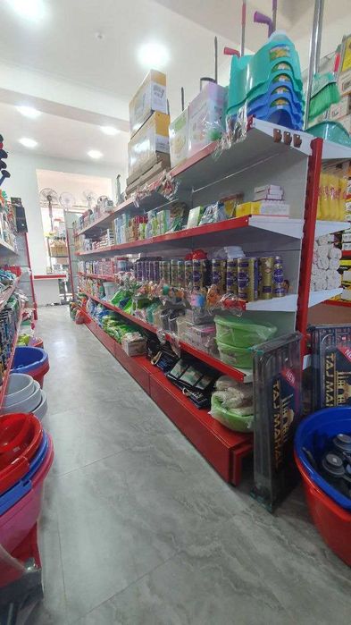 стеллажи для строительных товаров stelaj hujalik mollariga stelaj