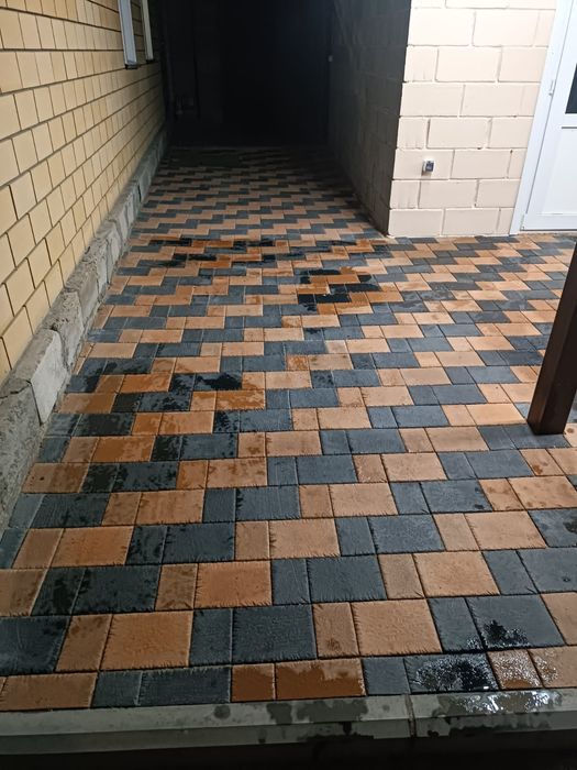 Укладка брусчатки