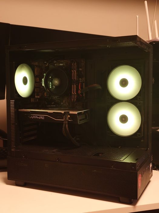 Геймърски компютър ryzen 5/rx580/16gb ram/1tb ssd