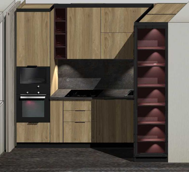 Дизайн мебели  + схема розеток