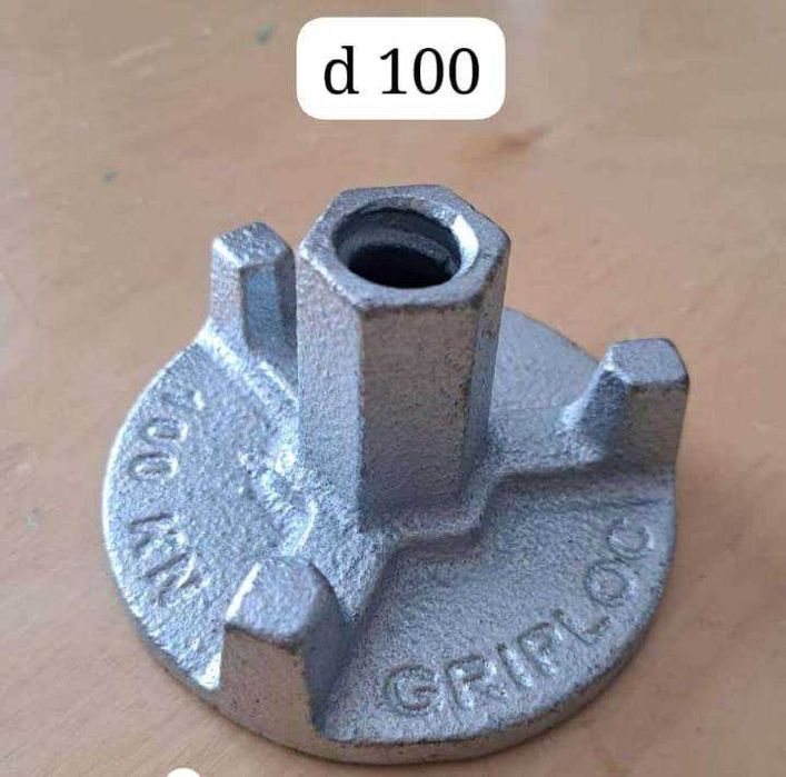 Гайка тайрота д.100 3-х рожковые