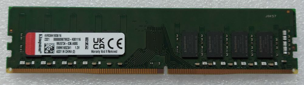 Memorie 16GB DDR4 2666Mhz KINGSTON