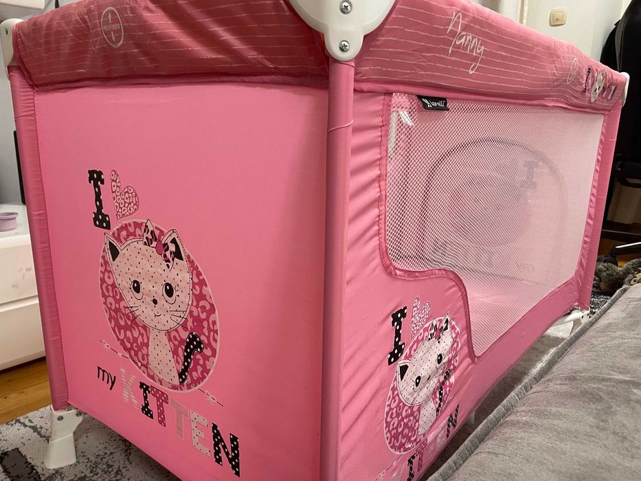 Бебешка сгъваема кошарка легло и матрак Magniflex