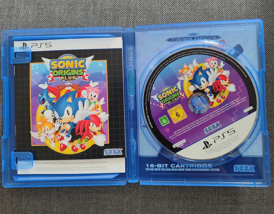Игра SONiC origins plus+ PS5