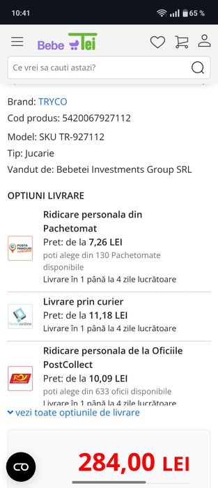 Bicicleta echilibru Tryco!!!