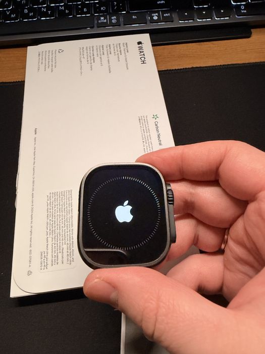 Apple watch ultra 2 black titanium