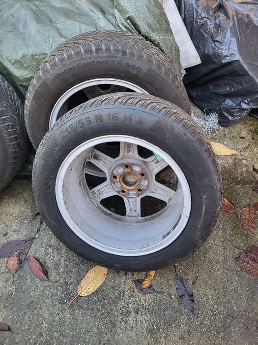 Vand jante originale audi a4 cauciucuri de iarna 215 /55/16