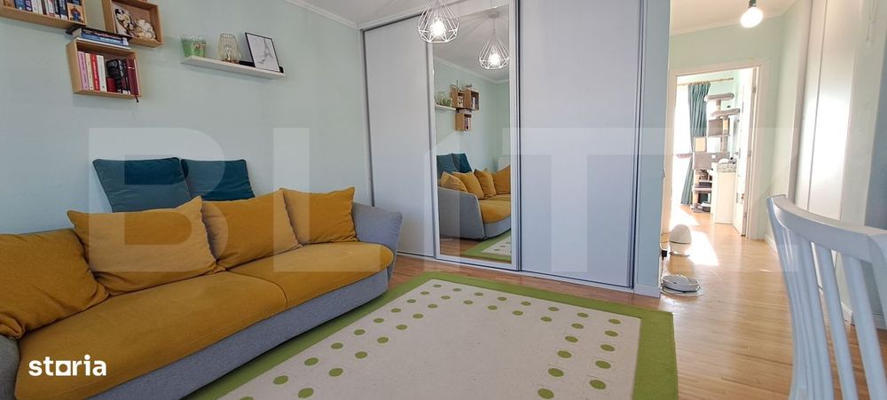 Apartament cu 2 camere, 44 mp, etajul 1 din 2, parcare cu CF, zona Tin — fotografia 3