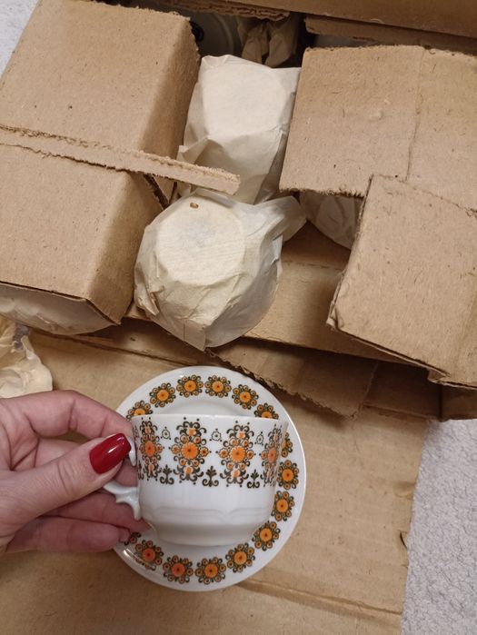 Български винтидж сервиз за кафе