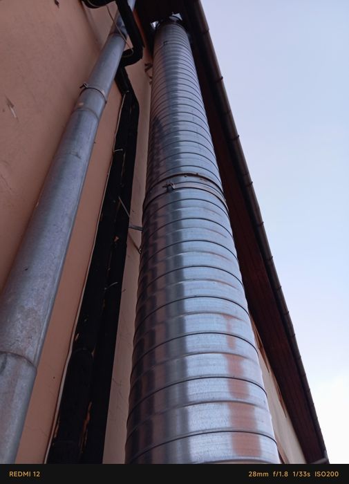 Cos de fum din inox dublu izolat