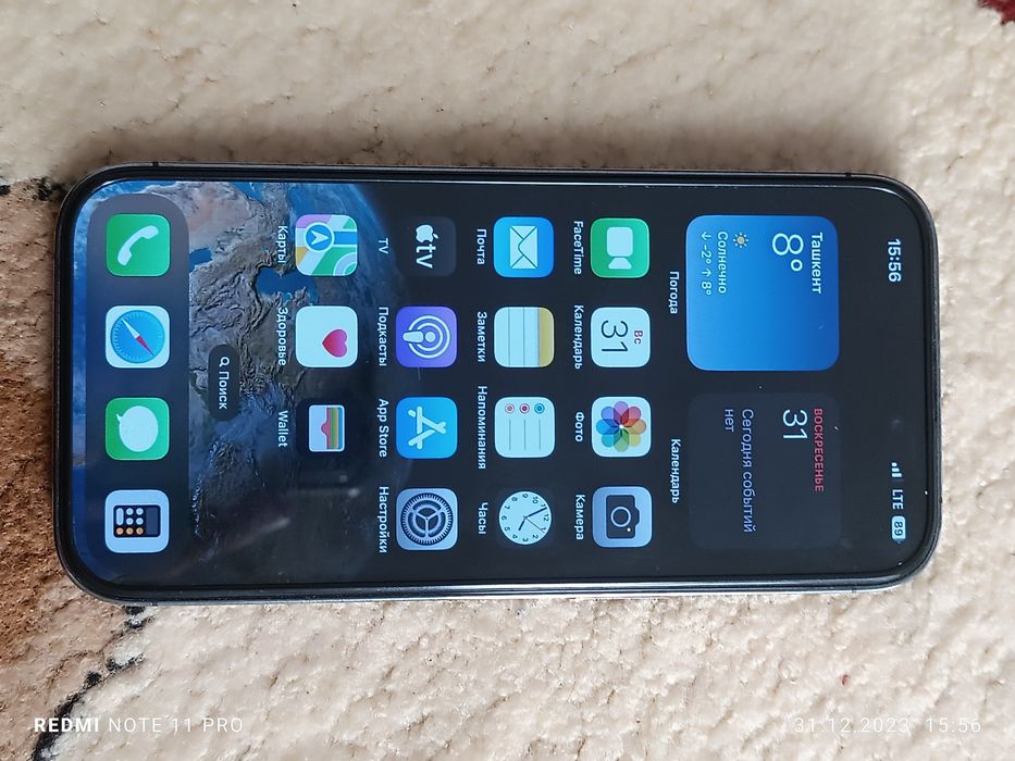 Iphone 14 pro 128 gb dul sim karobka dakment full