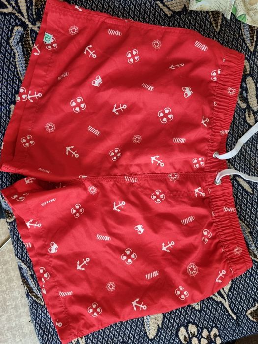 Pantaloni scurti plaja, noi, M, 3 buzunare