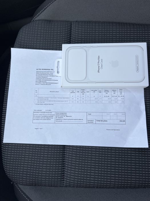 Husa originala Iphone 17 PRO MAX nou nouta