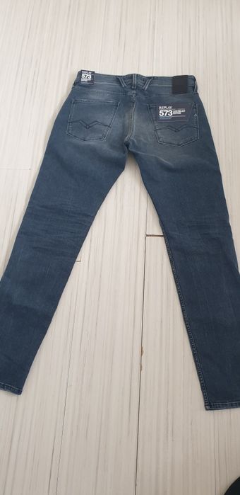 Replay Milano Anbass Stretch Slim Fit 34/34 НОВО! ОРИГИНАЛ Мъжки Дънки