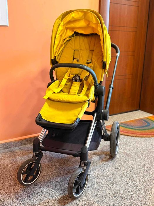 Детска количка Cybex Platinum 3 в 1 Mustard Yellow + Аксесоари