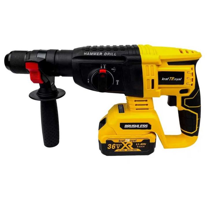 Акумулаторен безчетков перфоратор 36V 8.0Ah KraftRoyal