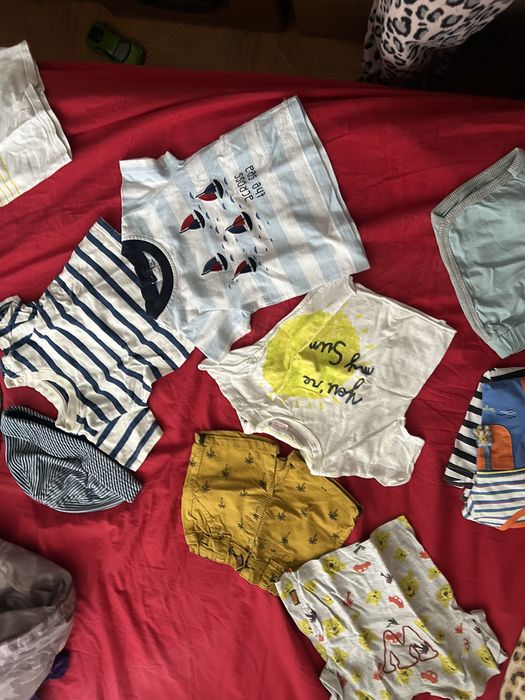 Лот летни бебешки дрешки 6-9 м