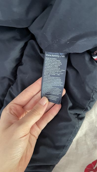Geacă Tommy Hilfiger Bleumarin