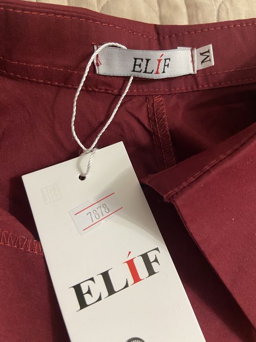 Рубашка бардовый