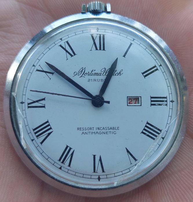 Ceas de buzunar Mortima Watch 21 rubine