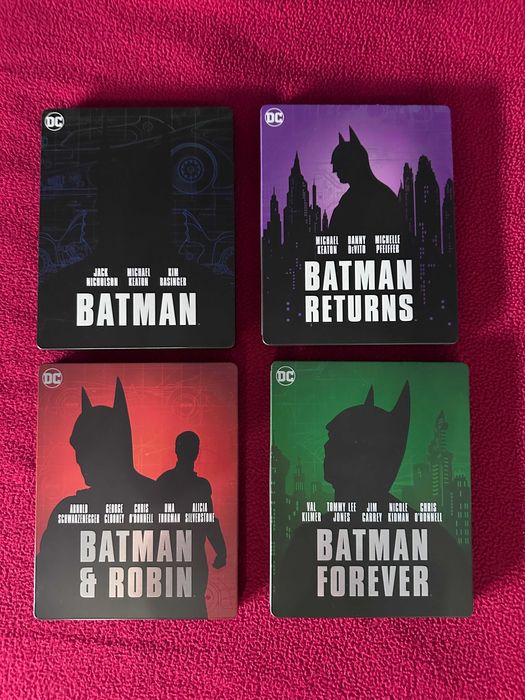 colectia Batman steelbook (4K ULTRA HD + bluray) , NOI !