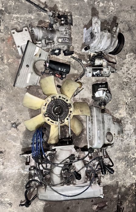 Запчасти 2 jz трамблёр дросель форсунки крышка грм кондер провода ухо