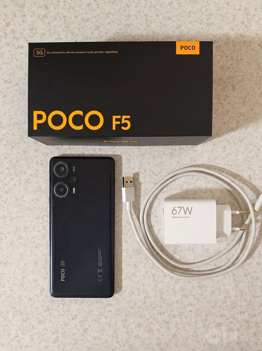 POCO F5 5G Black 8Ram/256 GB