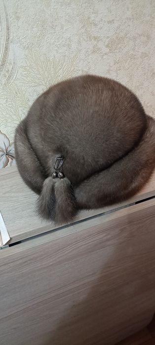 Норковая шапка новая