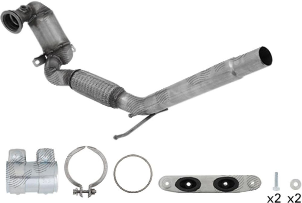 Catalizator Audi A3 (8V); Seat Leon (5F); Skoda Octavia (5E) 2013-2020; VW Golf Sportsvan 2013-2024, Golf 7 (5G) 2012-, Golf 6 Convertible (517) 2013-2016, 1.2 Tfsi, 1.0 Tfsi, 1.2 TSI, 1.0 TSI, Norma gaze: Euro5/Euro6, OE 5Q0254500BX, EEC