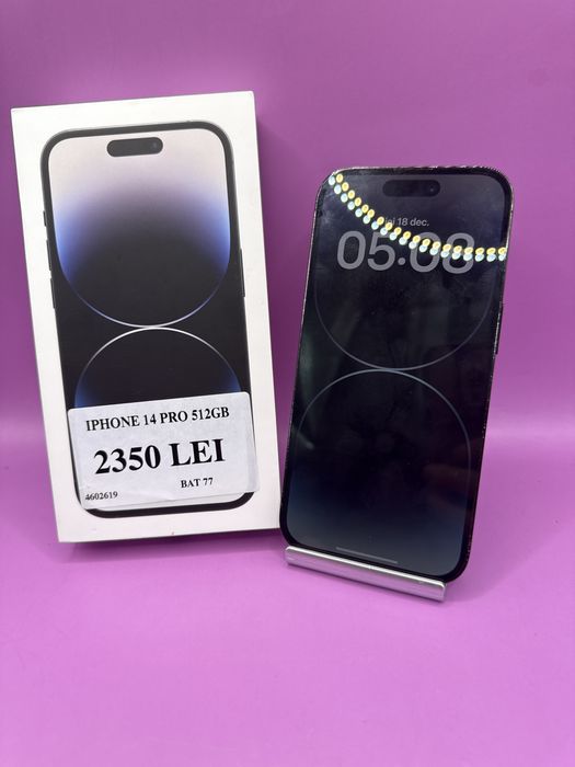 Iphone 14 Pro 512GB Bat 77% •Matei Amanet Crangasi• 46026