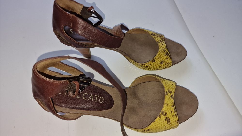 Sandale Staccato piele interior 2 culori toc 7cm