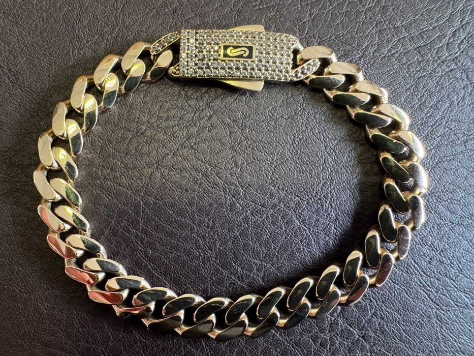 Златен  Ланец  - Гривна - К О М П Л Е К Т - Monaco Chain  - 585 / 14 кр. № 2