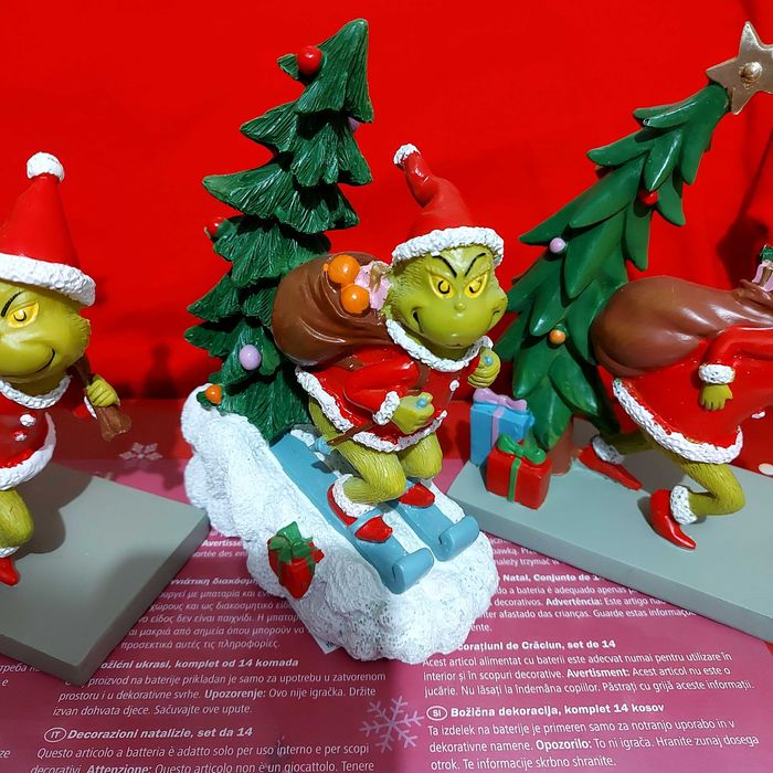 Figurine cu grinch din ceramica